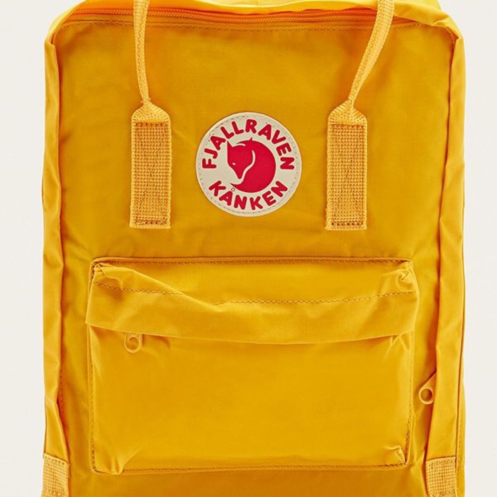 Brand NWT Fjallraven Kanken Yellow Backpack